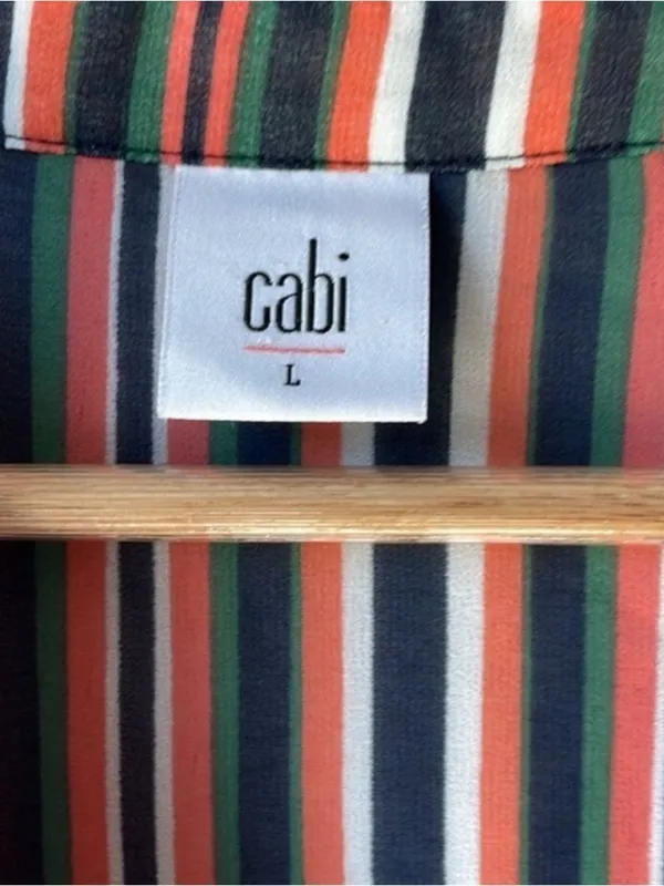 Cabi Chiffon Sheer Balloon Sleeve Blouse - Image 5
