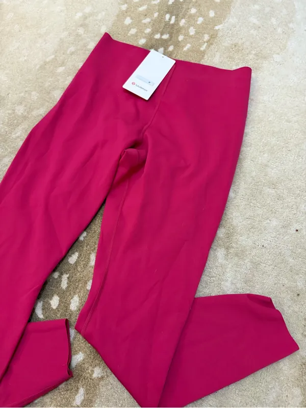 Lululemon Glow Up High Rise Tight 28” Leggings Passionate Pink Size 12 NWT - Image 4