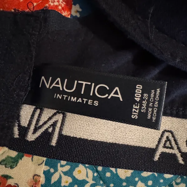 Nautica 40DD Blue Lightly Lined Bra - Image 4