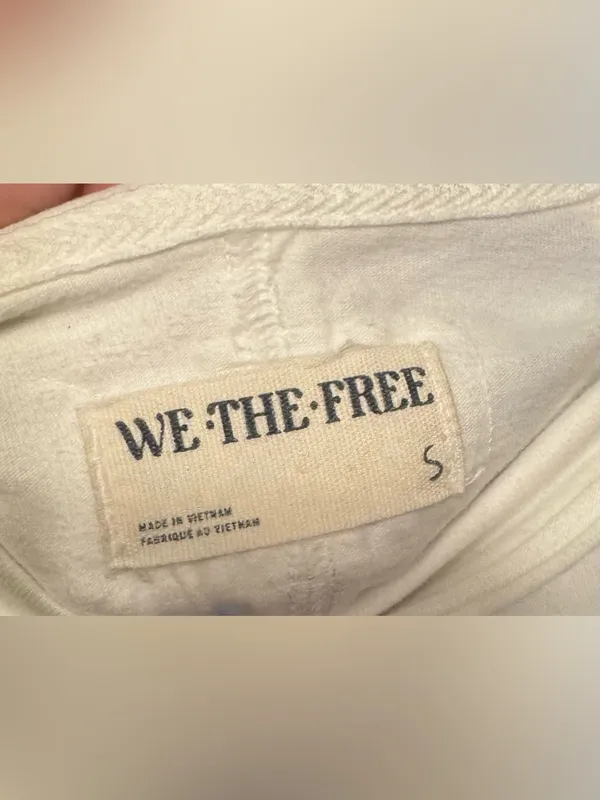 NWOT Free People We The Free Heater Tee - ivory white - small - Image 10