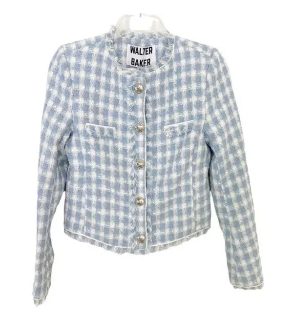 Walter Baker Callista Tweed Jacket Size Small - Image 6