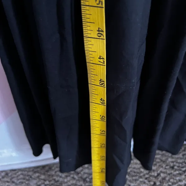 MLM Black Smocked Body Dress‎ Boho Cottagecore Prairie Minimalist Medium - Image 4