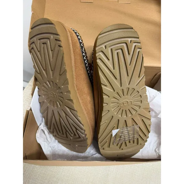 UGG Women's Tasman II Chestnut Women's Shoes Suede Upper Wool Slippers Size 9 - Image 12
