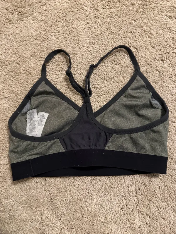 Nike Grey Sports Bra - Image 2