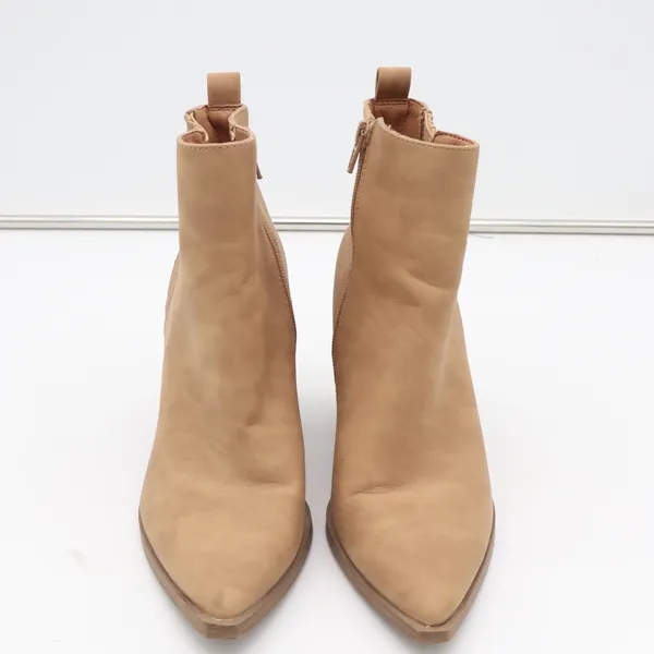Universal Thread Tan Pointed Toe Block Heel Ankle Boots Size 8.5 - Image 5