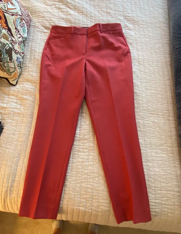 WHBM Comfort Stretch Slim Ankle Pants - Fire Quartz - Image 4