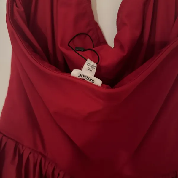 Garage red bubble dress - Image 3