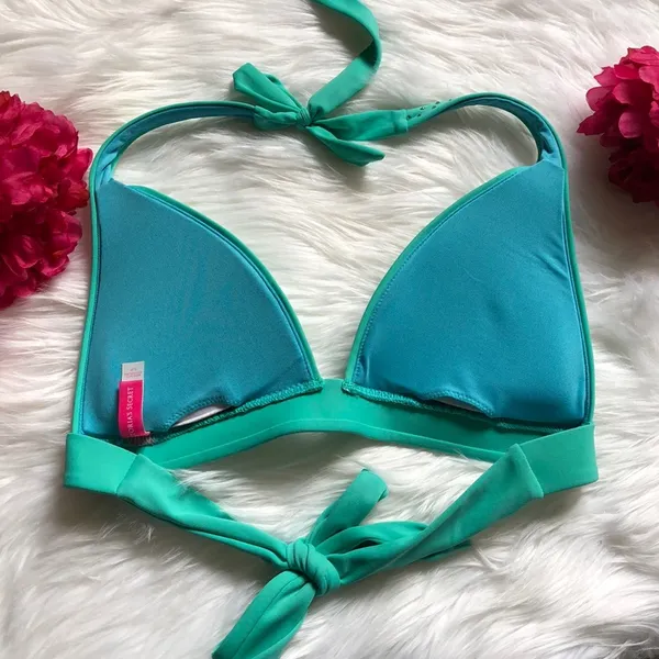 Victoria's Secret Rhinestone Halter Swim Top - Image 3
