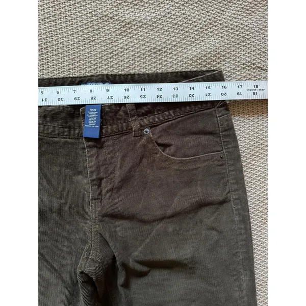 Polo Jeans Ralph‎ Lauren Women's Company Corduroy Pants Brown Size 32 - Image 7