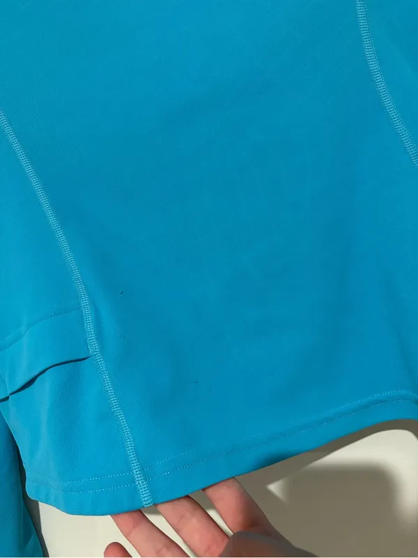 Mountain hardwear Quarter-Zip Pullover light blue‎ women’s XS - Image 5