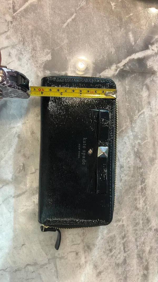 Kate Spade Wallet Leather Black - Image 3