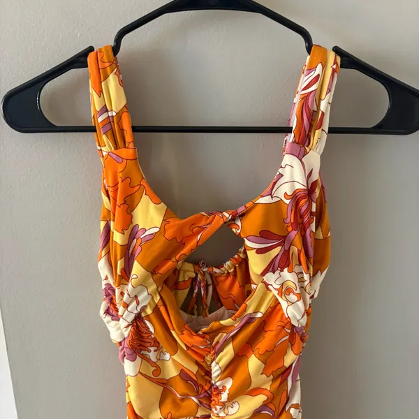 Urban Outfitters Trendy Y2K Inspired Floral Mini Dress Size Women’s XS - Image 5
