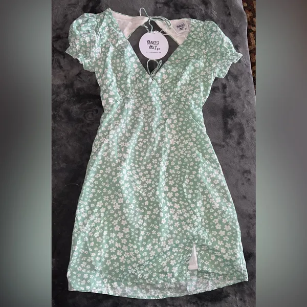 Princess Polly Kasey Mini Dress in Green Size 2 New with tag - Image 6