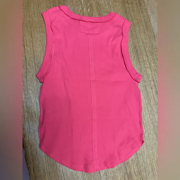 We The Free PeopleNWOT Kate Tank red/pink sz XL 16" ptp - Image 8