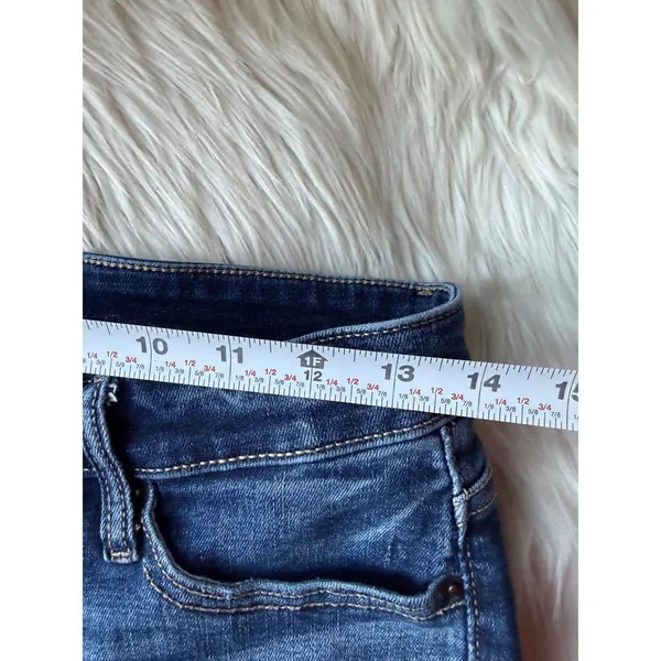 BKE Denim Jean Shorts with Frayed Hem size 26 - Image 7