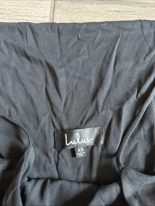 Lulu's Black Spaghetti-Strap Slip Mini Dress - Image 2