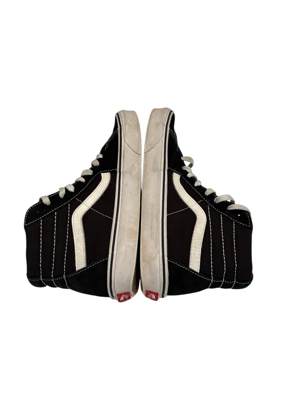 Vans Black and White High-Top Sneakers - Image 3