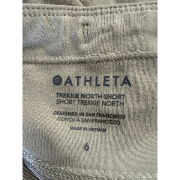 Athleta Trekkie North Short Sage Green Hiking Athletic Ripstop Size 6 - Image 4