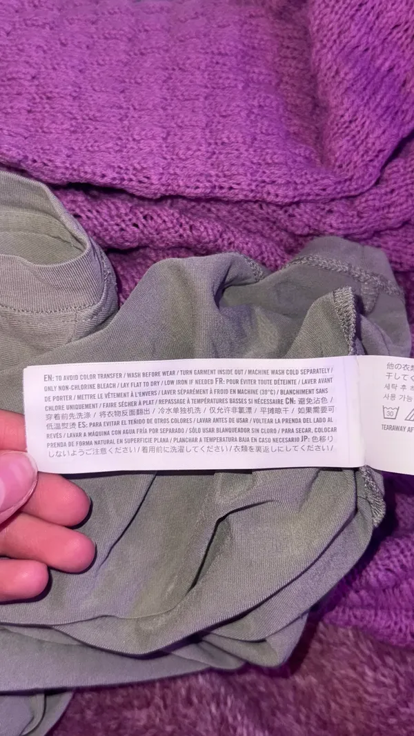 Abercrombie Olive green long sleeve top - Image 3