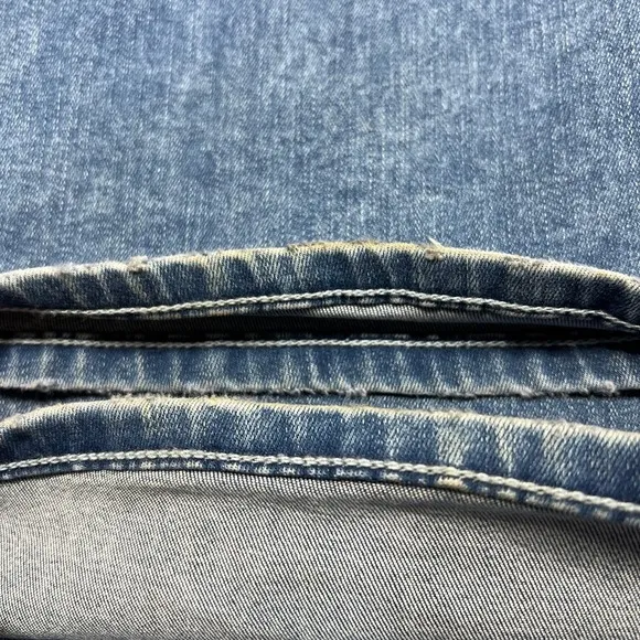 Aerie Denim Baby Flare Jeans Medium Western‎ Boho Stretch Trouser Hippie Summer - Image 12