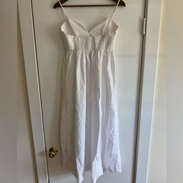 Zara White Midi Dress - Image 2