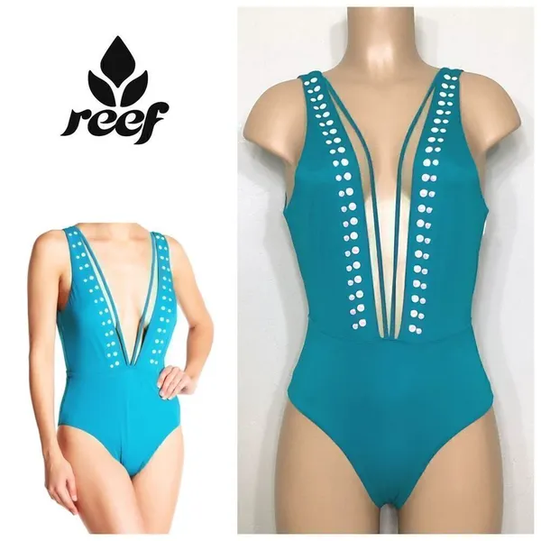 New. Reef turquoise plunge swimsuit - Image 2