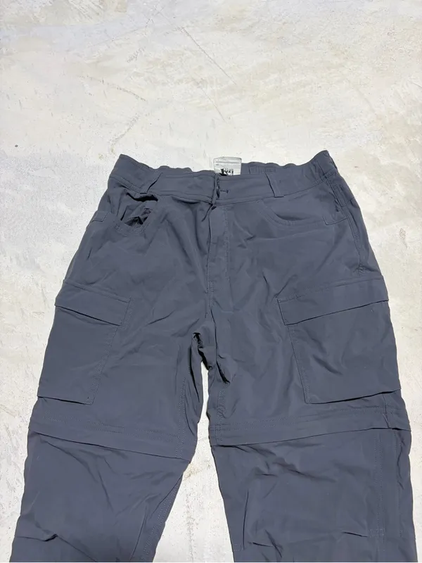 Rei co-op Convertible Cargo Pants hiking Dark Gray 12 - Image 2