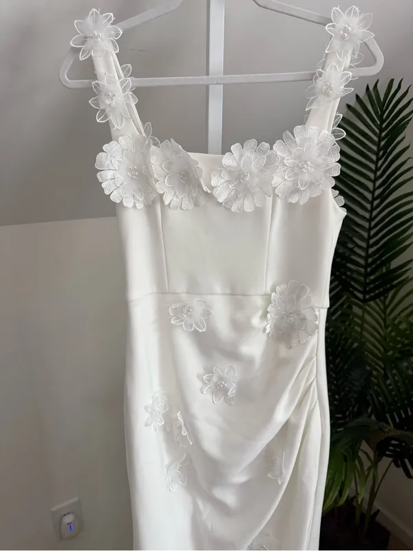 Elliatt Charlotte Gown in Ivory size small - Image 6