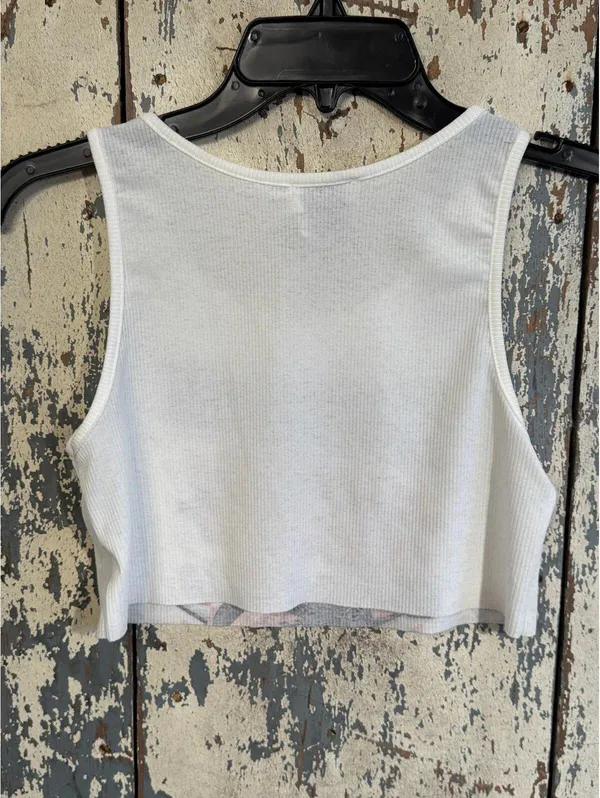 Princess Polly Cropped Graphic tank top size XS 2 - Image 2