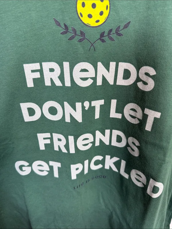 Life is Good Women's Wordsmith Pickleball Pickled Short Sleeve Crusher Tee W2512 - Image 3