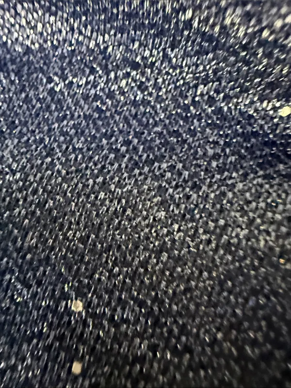 CIDER Strapless Navy Sparkle A-Line Dress - Image 12