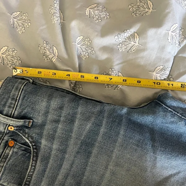 Madewell Flea Market Flare Jeans‎ Blue High Rise Stretch DM7415 Size 30 - Image 8