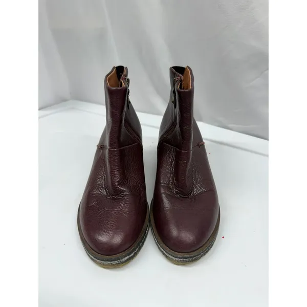 Gentle Souls by Kenneth Cole Women's Blakely Ankle Leather Bootie in‎ Merlot 5.5 - Image 4
