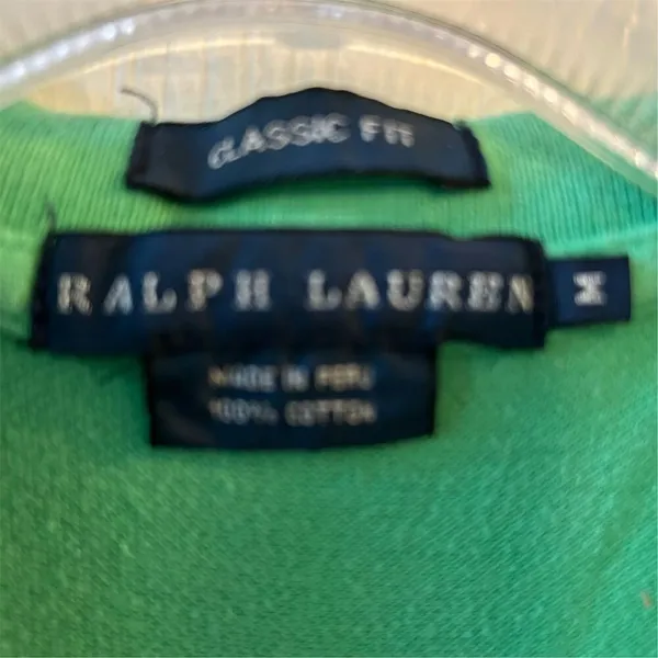 Ralph Lauren Women’s Medium Green‎ Classic Fit Polo Shirt Short Sleeve - Image 8
