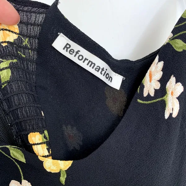 Reformation Emmie Midi Dress in Piazza Floral Summer Size 0 - Image 12