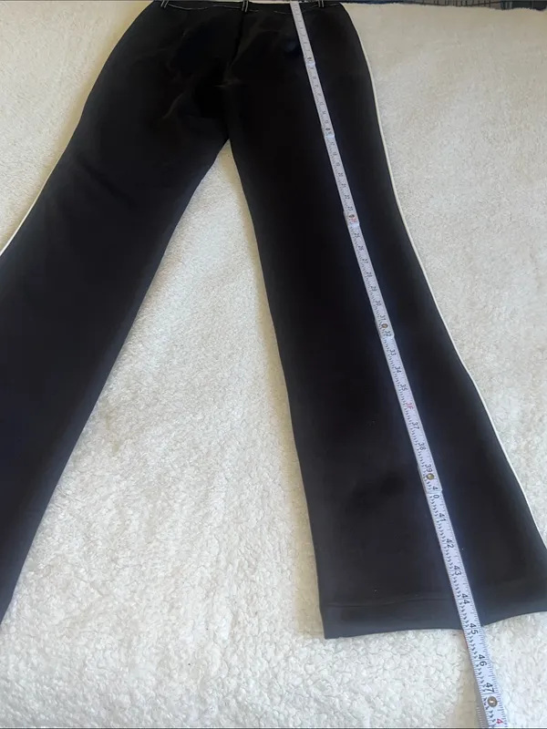 I.AM.GIA‎ Slater High Waist Zip Front Flare Pants Black Size S - Image 9