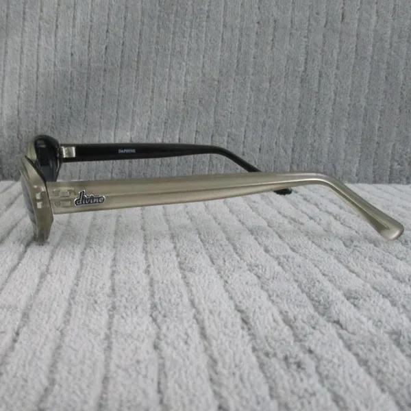New Divine Eyewear Daphne Bronzed Silver/Smoke Sunglasses Women's NWT - Image 3