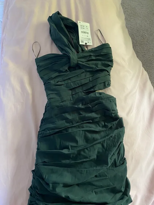 ZARA Green Dress - Image 2