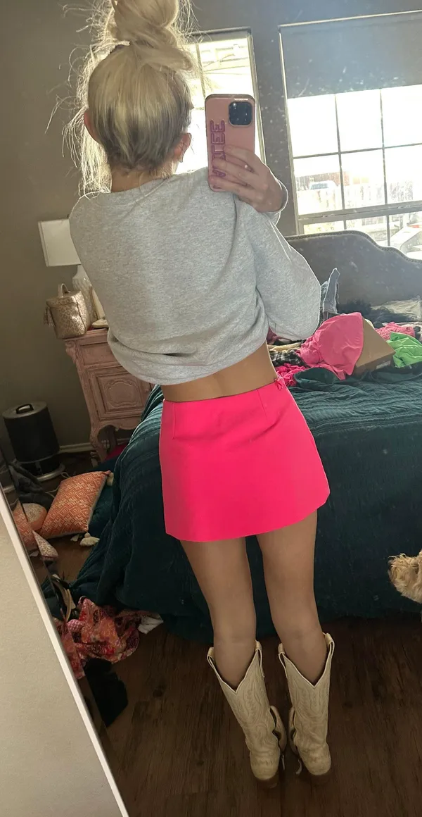 Zara Hot pink Skort - Image 2