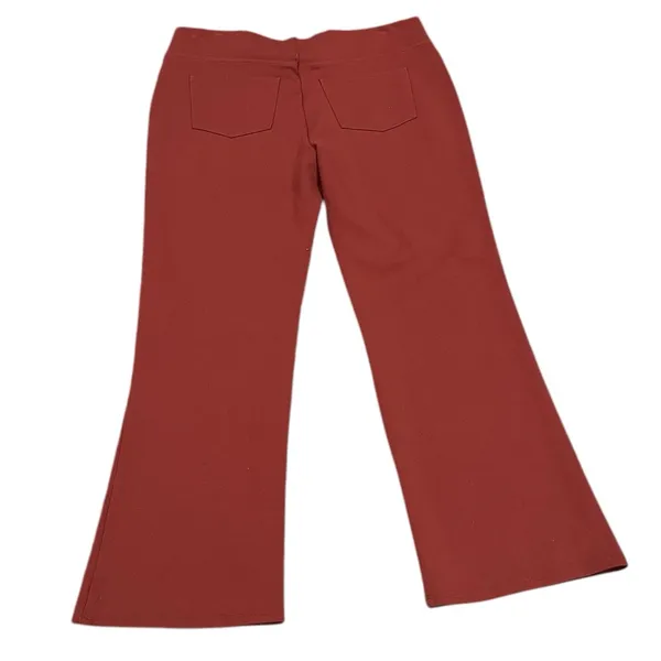 Soft Surroundings Marlowe Bootcut Pullon Flare Petite Terracotta Ponte Pants Pm - Image 4