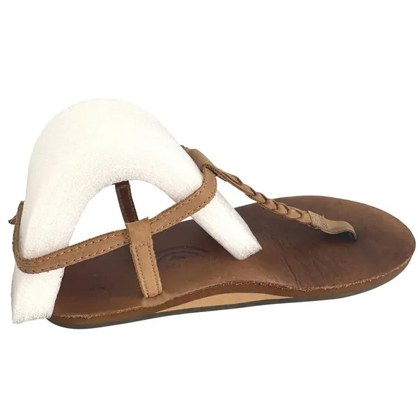 RainBow Women's Braided Ankle‎ T-Street Brown Leather Sandal XL sz 10 - Image 4