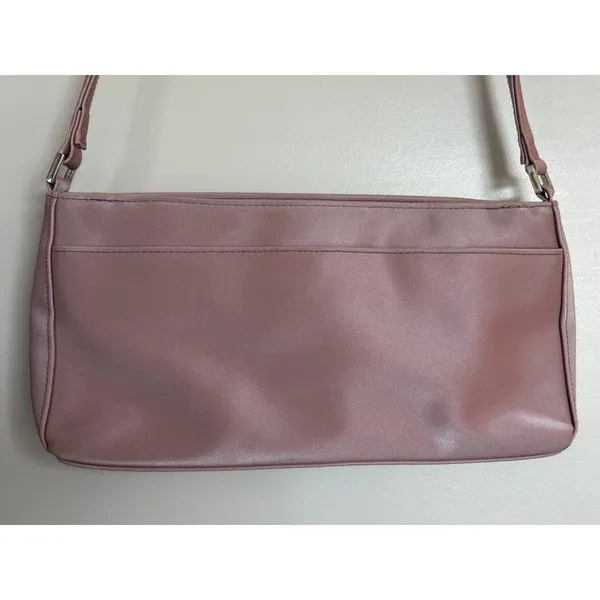 Unbranded Pink Blush Shoulder Zip Purse - Image 6