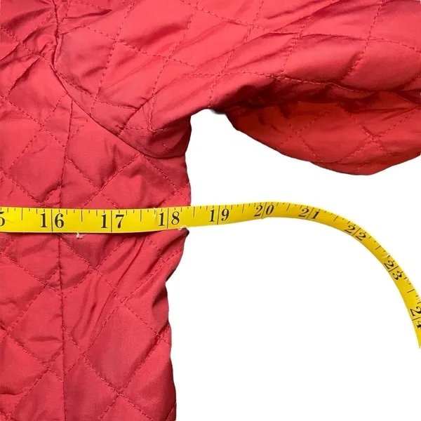 Michael Kors Jacket‎ Women's Small Lightweight Quilted Terracotta Snap Close - Image 9