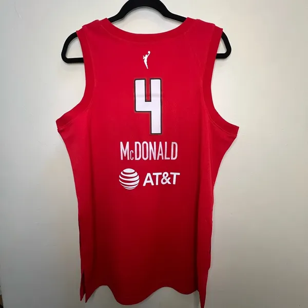 Nike Red Atlanta‎ Women's Jersey medium - Image 5