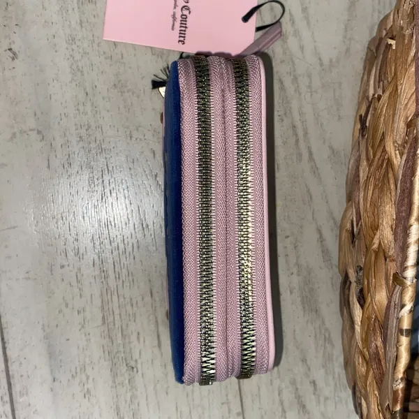Juicy Couture Blue and Pink Wallet - Image 4