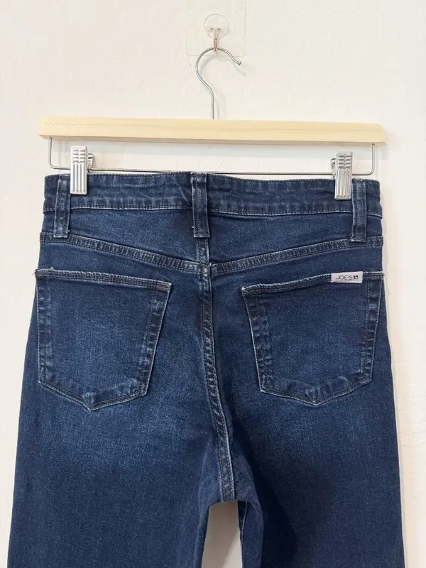 Joes Jeans High Rise Flare Leg Denim Size 27 Dark Wash Blue Retro Western Boho - Image 9