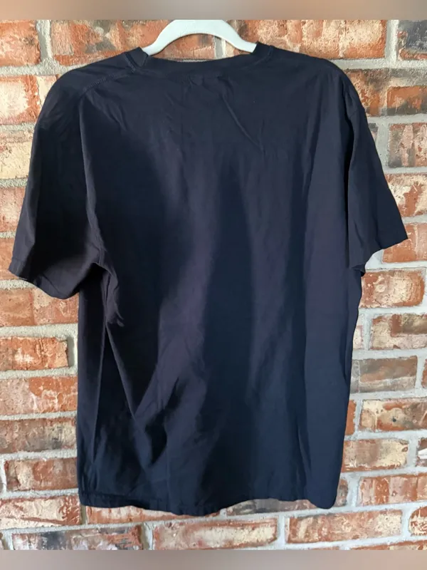 Comfort Colors Black Tee with Neon Ghost and Bow - Image 3