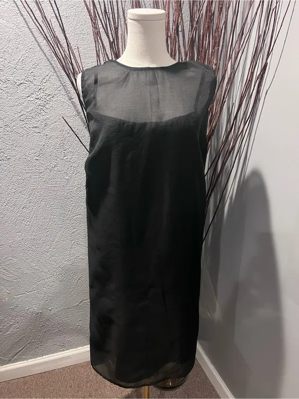 🌺A New Day Black Organza Shift Dress Size Xxl Nwt🌺 - Image 2