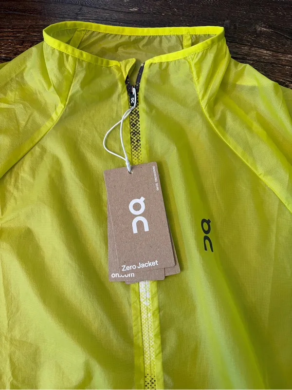 On Running Zero Jacket‎ Womens Large Lime Green NWT Packable Windbreaker - Image 7