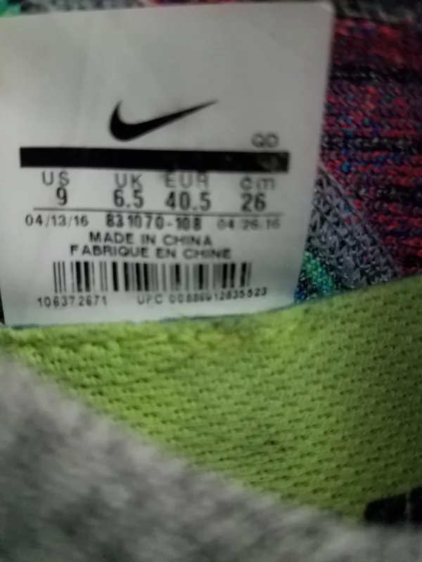 Nike Free RN Flyknit Running Womens Shoes Size 9 - Image 7